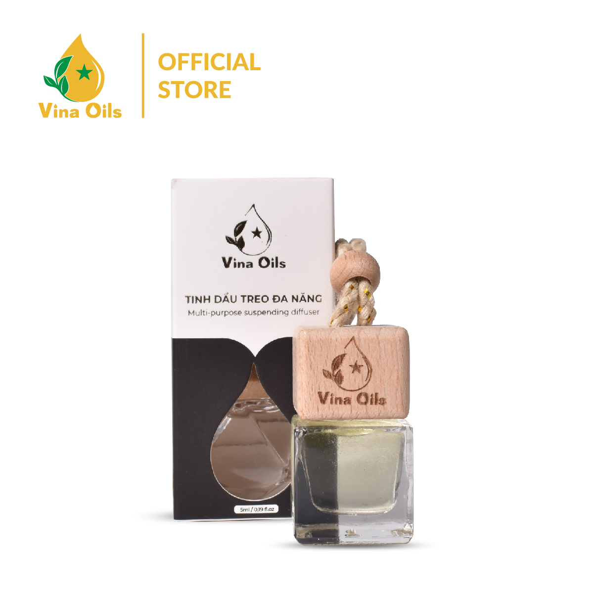 Tinh dầu treo xe Sả Chanh 5ml